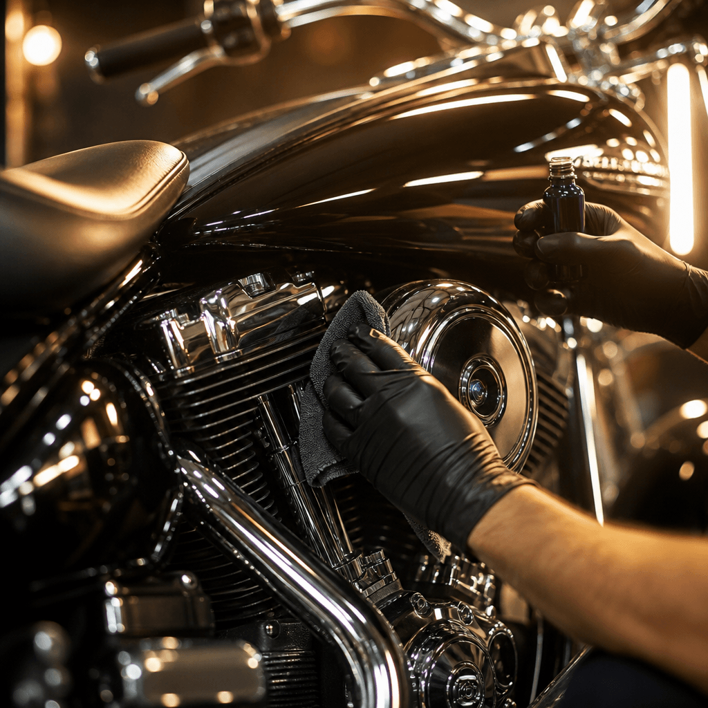 Bike detailing process background